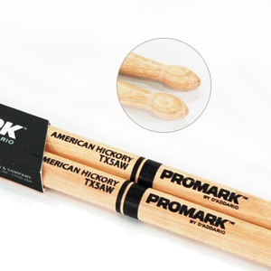 프로마크 드럼스틱 Promark 5AW 우든팁 American Hickory TX5AW